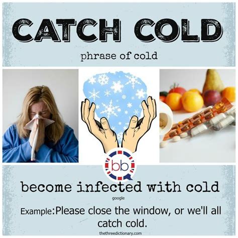 catch a cold meaning